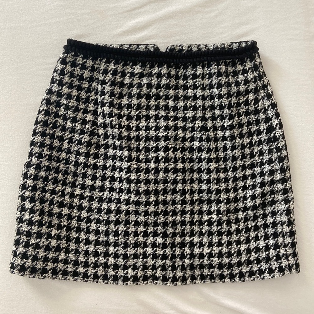ZARA tweed mini skirt